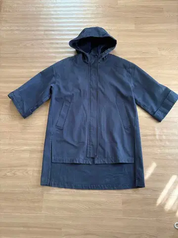 드레 스테리아 후드 부착 트렌치코트 36