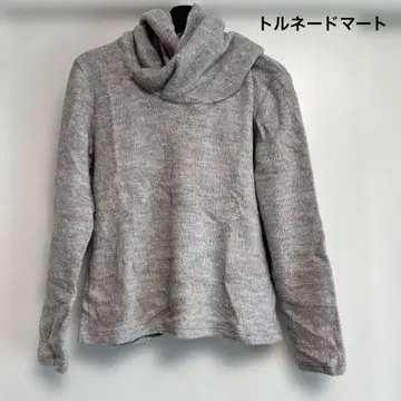 토네이도 마트 TORNADO MART 스무스 샤기 드레이프 넥 티셔츠