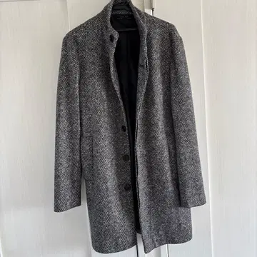 ZARA MAN 헤링본 체스터 코트