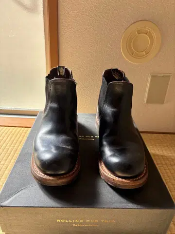 롤링 더블 트리오 스탠 사이드 고어 부츠 크롬 엑셀