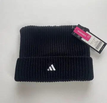 adidas 2025 블랙 고양이 귀 니트 모자 / 비니 프리 사이즈