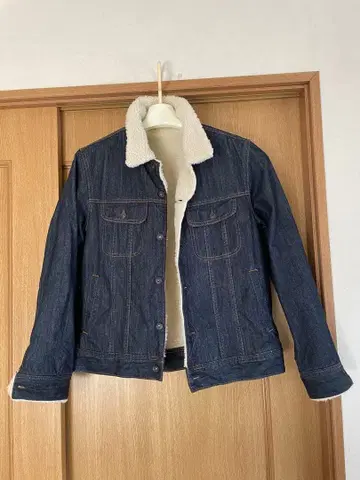 GU 보아 다크 블루 데님 자켓 L 사이즈