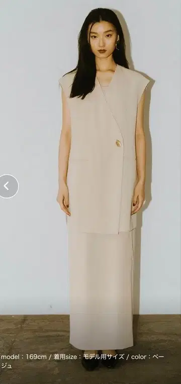 back sheer gilet setup dress ANDRESD