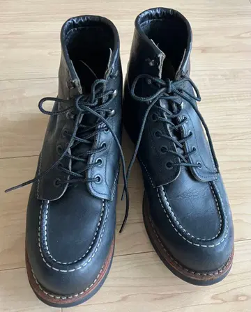 RED WING 블랙 워크 부츠 25.5
