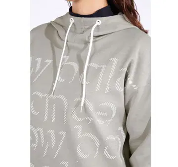 뉴발란스 후드 모크넥 그레이