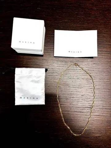 [ 미사용품 ] MARIHA 골드 체인