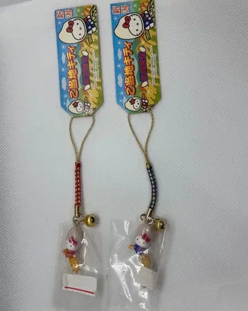 지역 한정 키티 니가타 한정판 코스튬 키링 2종 세트