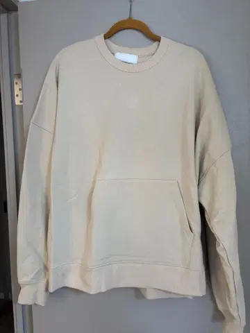 NEON SIGN 베이지 트레이닝복 포켓 부착