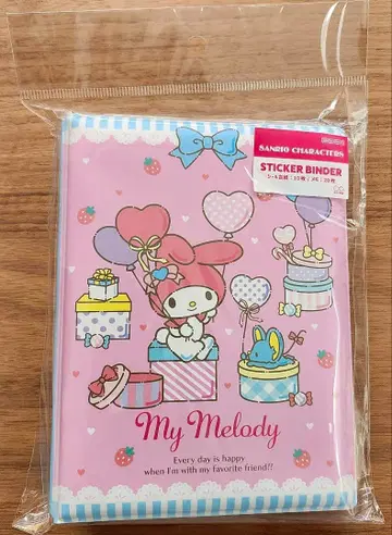 [새상품] 씰 바인더 씰북 마이멜로디 산리오 씰 시트 포함