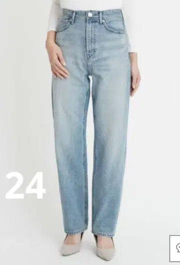 새상품급 YANUK 야누크 보이즈 스트레이트 LEA 24