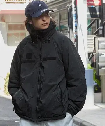 나일론 자켓 블랙