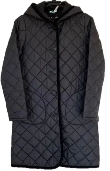 [새상품급] LAVENHAM 라벤햄 후드 부착 퀼팅 코트 브랜든 36