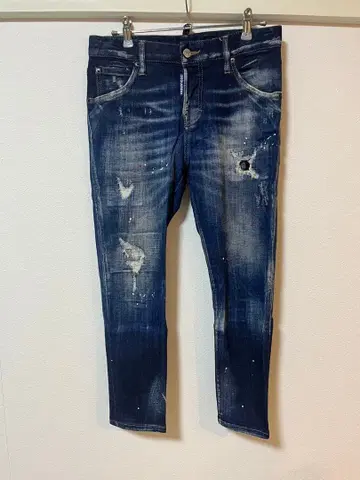 DSQUARED2 데미지 가공 스키니 데님 34