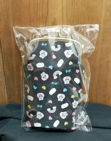 최저가 빤쮸토끼 자카드 직조 가마구치 안경 케이스 스마트폰 파우치