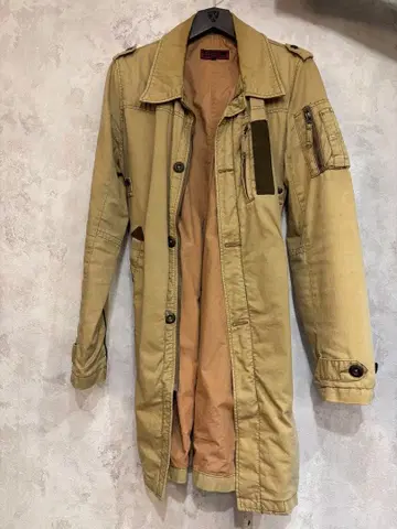 Johnbull 베이지 밀리터리 자켓