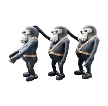 3체 세트 JUNK HEAD 1/1 [3바카] 소프트 비닐 피규어