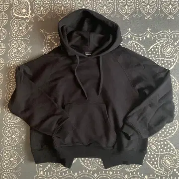 soduk 후드티 back open hoodie 블랙