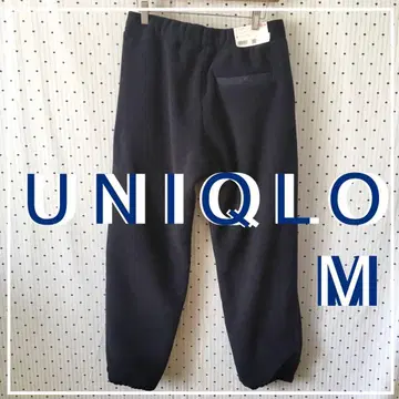 UNIQLO 유니클로 플리스 이지 팬츠 바지 navy M