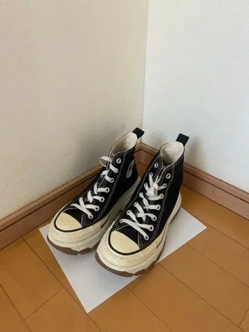 컨버스 통굽 블랙 여성용 24cm 새상품급