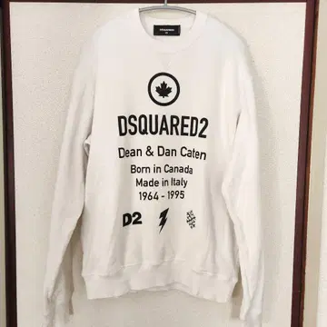 DSQUARED2 화이트 맨투맨 XS