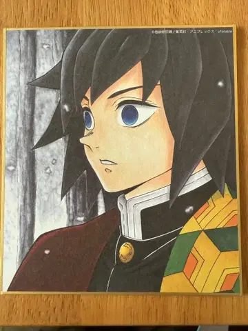 귀멸의 칼날 토미오카 기유 색지 전 집중 미니 색지