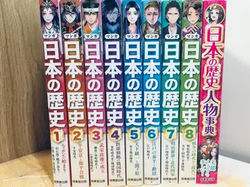 만화 일본의 역사 전 8권 + 일본의 역사 인물 사전 성미당 출판