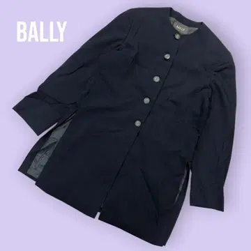 발리 네이비 노카라 자켓 사이드 슬릿 S-1066