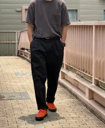 Dickies 디키즈 투 턱 와이드 테이퍼드 치노 팬츠 사이즈 28