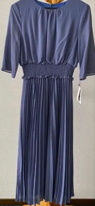 ketty 그레이 계열 보라색 롱 원피스