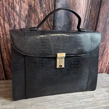 남성용 비즈니스 백 브리프 케이스 블랙 핸드백