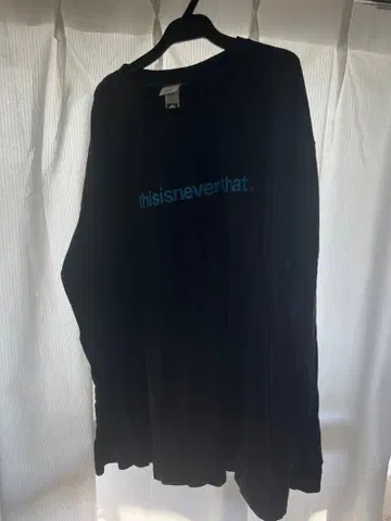 thisisneverthat 블랙 로고 T셔츠