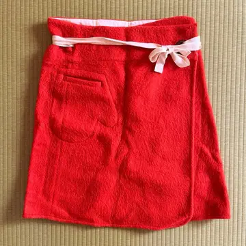 아시드온 클라우드 랩 스커트 울 담요