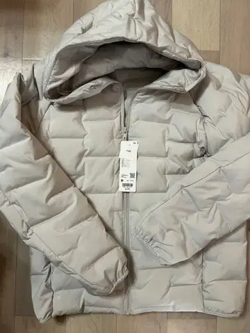 베스트셀러 유니클로 택 포함 새상품 퍼프 테크 후드티 M