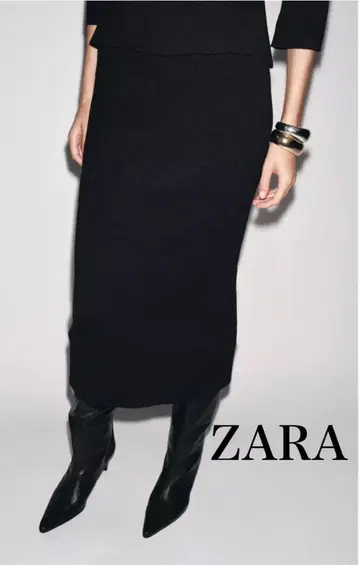 [ 새상품 미사용 ] ZARA 미디 스커트