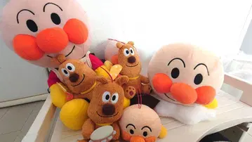 호빵맨 치즈 봉제 인형 세트 7개