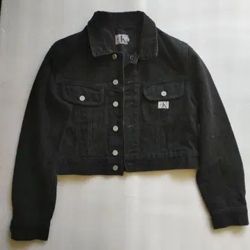 CK 블랙 데님 자켓 M