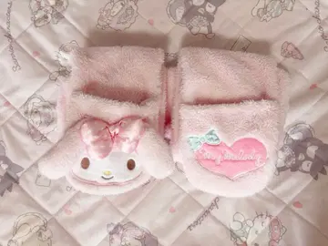 산리오 마이멜로디 성인용 포켓 부착 머플러