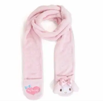 산리오 마이멜로디 성인용 포켓 부착 머플러