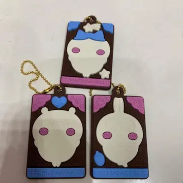 치이카와 캐릭터 파키 러버 마스코트 토끼 하치와레 치이카와 러버 마스코트