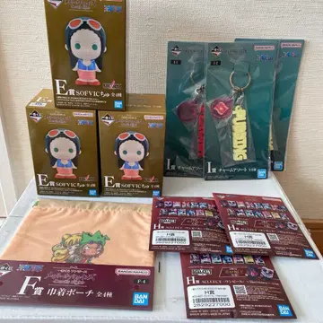 원피스 제일복권 메모리 오브 히로인즈 E상 SOFVIC 츄 세트