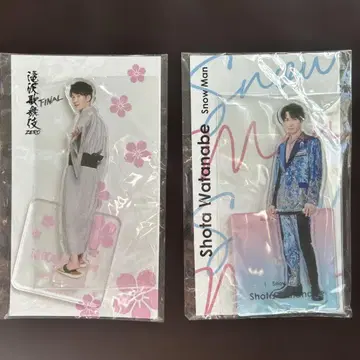 Snow Man 아크릴 스탠드 와타나베 쇼타 2세트