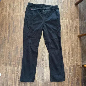 그라미치 블랙 치노 팬츠 버클 없음