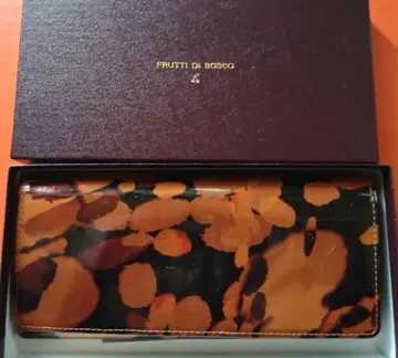 FRUTTI DI BOSCO 꽃무늬 가죽 장지갑