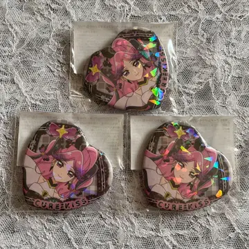 너와 아이돌 프리큐어 큐어 키스 하트 캔뱃지 3점 미개봉