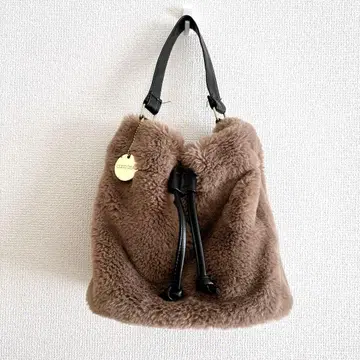 코코딜 2 웨이 보아백 숄더백 핸드백 브라운