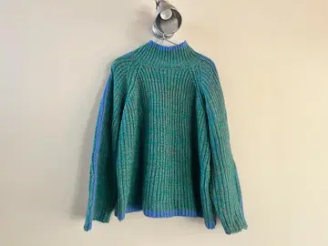 [ bohmal ] 보마르 슬리브 라인 컬러풀 믹스 니트