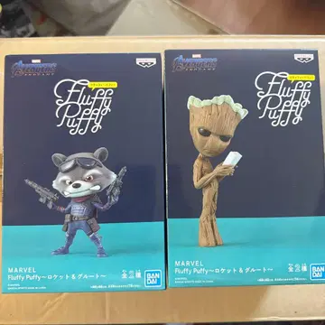 MARVEL Fluffy Puffy 로켓 & 그루트 어벤져스