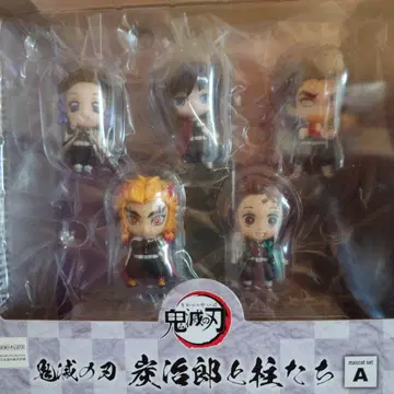 귀멸의 칼날 탄지로와 기둥들 마스코트 세트 A.B 세트