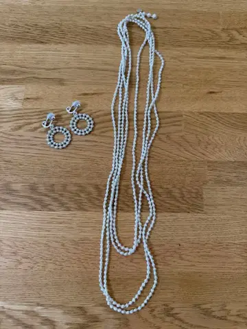 000 트리플 오우 목걸이 & 귀찌 (실버)