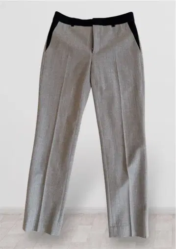 BEGE 베이지 그레이 투톤 슬랙스 팬츠